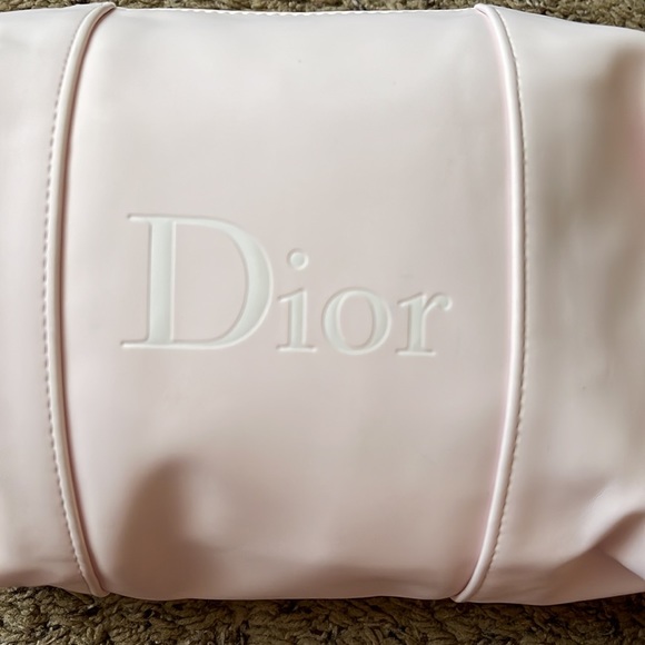 Dior Bags Dior Pink Leather Cosmetic Bag Poshmark